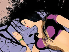 Widow was being fucked secretly at night